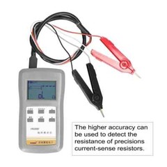 Handheld DC Micro Ohm Meter 4-Wires Milliohm Meter Low Resistance Meter Tester