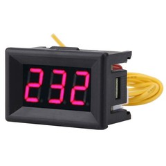 Digital Voltmeter, 0.36 Inch LED Digital Voltmeter Ammeter Voltage Meter…