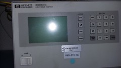 HP 86060C Lightwave Switch S/N CA38240212 w/opt 001, 012, 052, 109, 204