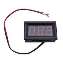 6Pcs DC 4.5-30V Blue LED 3Digital Display Voltage Meter Voltmeter Panel