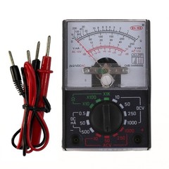 MF-110A AC/DC Analog Multimeter & 2x Test Pens 250V 1000V Voltmeter Ammeter