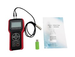 Ultrasonic Thickness Meter Sound Velocity 1000~9999m/s Resolution 0.1mm/0.01mm