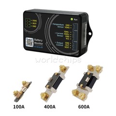 DC0-120V 100A 400A 600A Coulomb Meter High-precision Voltage Current Coulometer