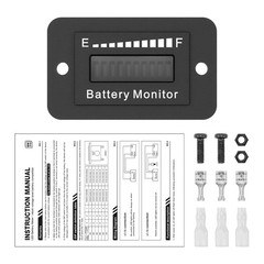 12V 24V 36V 48V 60V 72V Golf Club Cart Battery Monitor Meter for Yamaha EZGO …