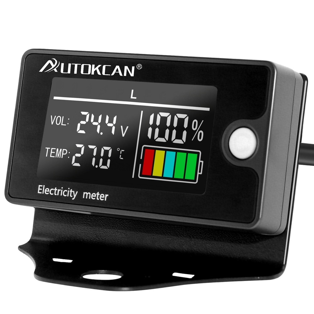 Battery Monitor Golf Cart Battery Meter 12V 24V 48V 60V 72V 84V Digital Multi…