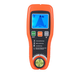 Handheld 7-in-1 Wall Scanner Detects Joists Beams Wires Pipes Timber Drywall
