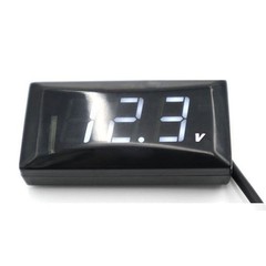 12V Digital LED Display Voltmeter Voltage Gauge Panel Meter Motorcycle Car NewX2