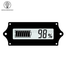 12V 24V 36V 48V 2S~15S Li-ion Lead-Acid Battery Indicator Board LCD Backlight