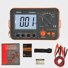 VC480C+ 4 Wires Testing High Efficiency Low Resistance 0-2000 Ohm Mill Ohm Meter