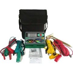 DY4100 Digital Earth Ground Resistance Meter Tester 0-2000Ω Megohmmeter Insulati