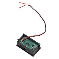 Reliable for 2 line LED Voltmeter DC Voltage Range 4 5V 30V Red Blue Green