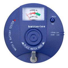 Quartz Movement Battery Tester with Indicator Light and Beep Sound for Watches