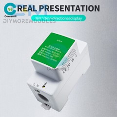 Single Phase Din Rail WIFI Electric Power Meter Energy Wattmeter AC 70-260V 100A