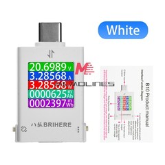 Digital DC Voltage Ammeter Power Meter Cell Phone Charging Tester Multimeter 12A