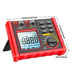 Compact Insulation Resistance Meter with Multiple Measurement Functions