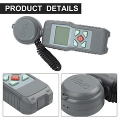 Digital Lux Meter for 400 700nm Light Detection with Rotatable Sensor Head