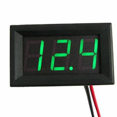 LED 12V ~ 24V Digital Display Voltmeter Car Motorcycle Voltage Gauge Panel Meter