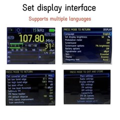 Portable TEF6686 Radio Receiver with External and USB Connection