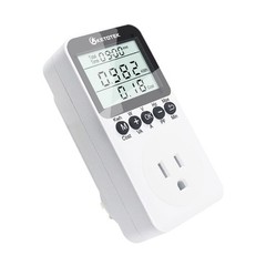 Watt Meter Plug-in Socket Power Meter, Kilowatt Wattage Voltage Tester, Home …