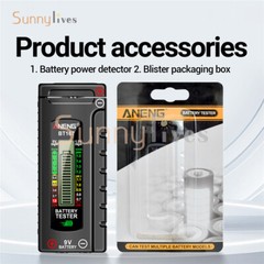 ANENG Multifunctional Digital Battery Testers Detector for AA/AAA/C/D/9V/21700