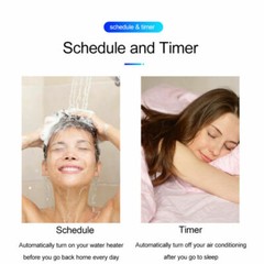 Single Phase Din Rail WIFI Smart Power Meter Energy Meter timer 16A 90-250V