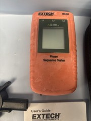 Extech Instruments 480400 Phase Sequence Tester 40 to 600V AC w/Case