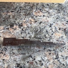 Ultrasonic Test Block 5 Step 0.1” 0.2” 0.3” 0.4” 0.5” 1018 Steel NDT Block