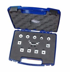 Leeb Hardness Tester Support Rings 12 Pcs Leeb Hardness Tester Adapter Ring Set