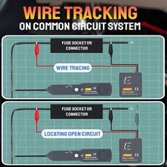 Circuit Tracer,Wire Tracer Electrical,Automotive Electrical Open&Short Black