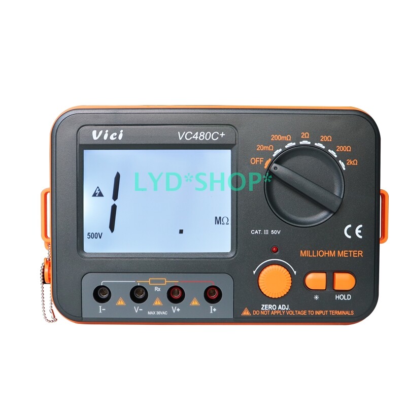 Vici VC480C+ Low Resistance Tester Milliohm Meter Digital Multimeter Brand New#Y