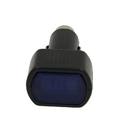 2pcs 12V/24V LED Car Auto Battery Electric Cigarette Lighter Voltmeter Tester
