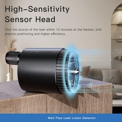 Rechargeable Water Leak Detector Sensor with Headphone for Pipeline Inspection