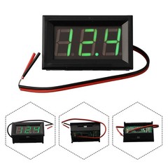 Bright LED Digital Voltmeter Easy to Read Display DC Voltage Range 4 5V 30V