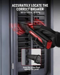 Breaker Finder And GFCI Tester Kit With Flashlight