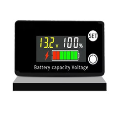 Digital 6133A LCD Battery Capacity Voltage SOC Tester Meter DC8-100V (Bin:Elec)