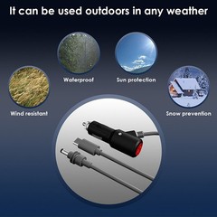 Adequate Lengths Available Water Resistant DC Cable for Starlink