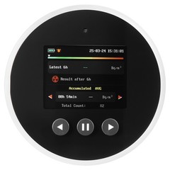 Radon Air Quality Meter Detector for Home 3.3Bq to 37kBq/m³ Battery Powered