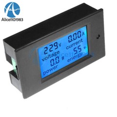Digital 50A LCD Volt Watt Current Power Meter Ammeter Voltmeter Meter+Shunt
