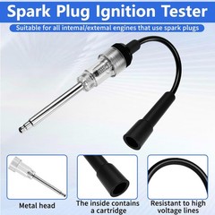 Compression Tester with Spark Plug Tester, Automotive Engine Compression Test…