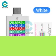Digital DC Voltage Ammeter Power Meter Cell Phone Charging Tester Multimeter 12A