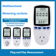 Metering Socket Electrical Energy Voltage Ammeter Tester Smart Socket