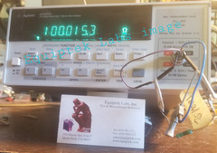 Agilent 34420A Nano-Volt Micro-Ohm Meter 7 ½ Digit TESTED! BRIGHT DISPLAY. USA