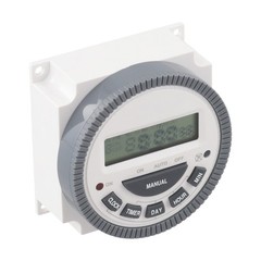 Weekly Programmable TM619 Timer Switch with LED Indicator and LCD Display