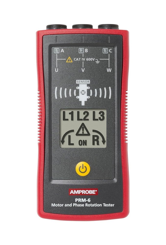 New Amprobe PRM-6 Motor and Phase Rotation Tester – Tester Only, No Leads