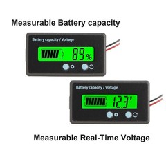 12V/24V/36/48V Battery Status Charge LCD Digital Indicator Monitor Meter Gauge
