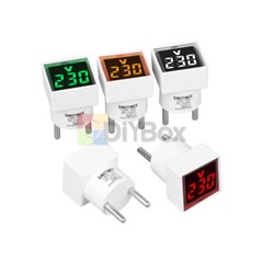 AC 230V Round/Square Digital AC Voltmeter Indicator Voltage Measurement Monitor