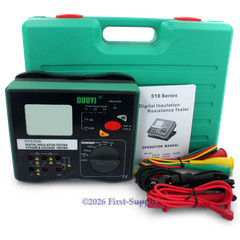 Digital Insulation Resistance Megohm Phase Sequence Tester Meter 5000V 200GΩ New