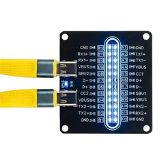 USB3.0 Cable Test USB C Cable Tester 24-pin Continuity Check On-the-go Testing