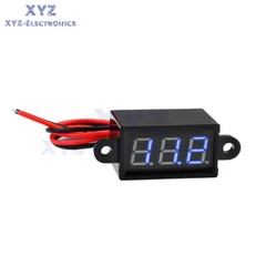 FS028 DC3-30V 0.28inch LED 3-digit Tube Two-Wire Waterproof Voltmeter Test Meter