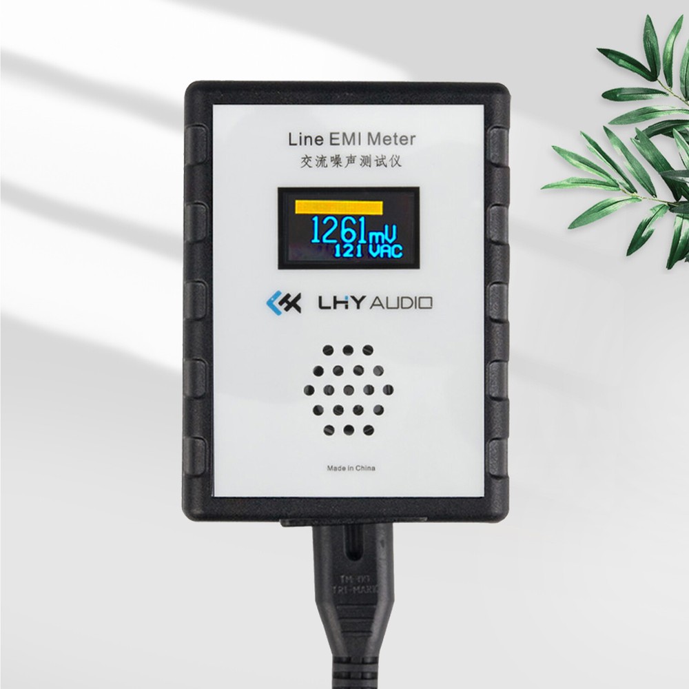 10KHz-10MHz Line EMI Meter Mains Noise Tester Broadband With OLED Screen
